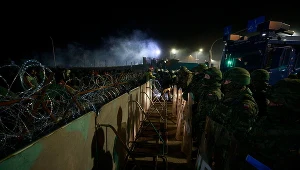 Migranci na granicy polsko-białoruskiej