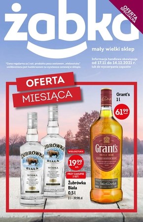 Oferta miesiąca alkohole - Żabka