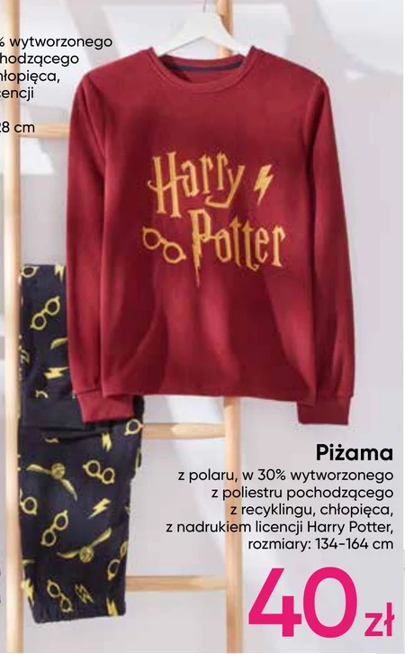 Piżama chłopięca Harry Potter