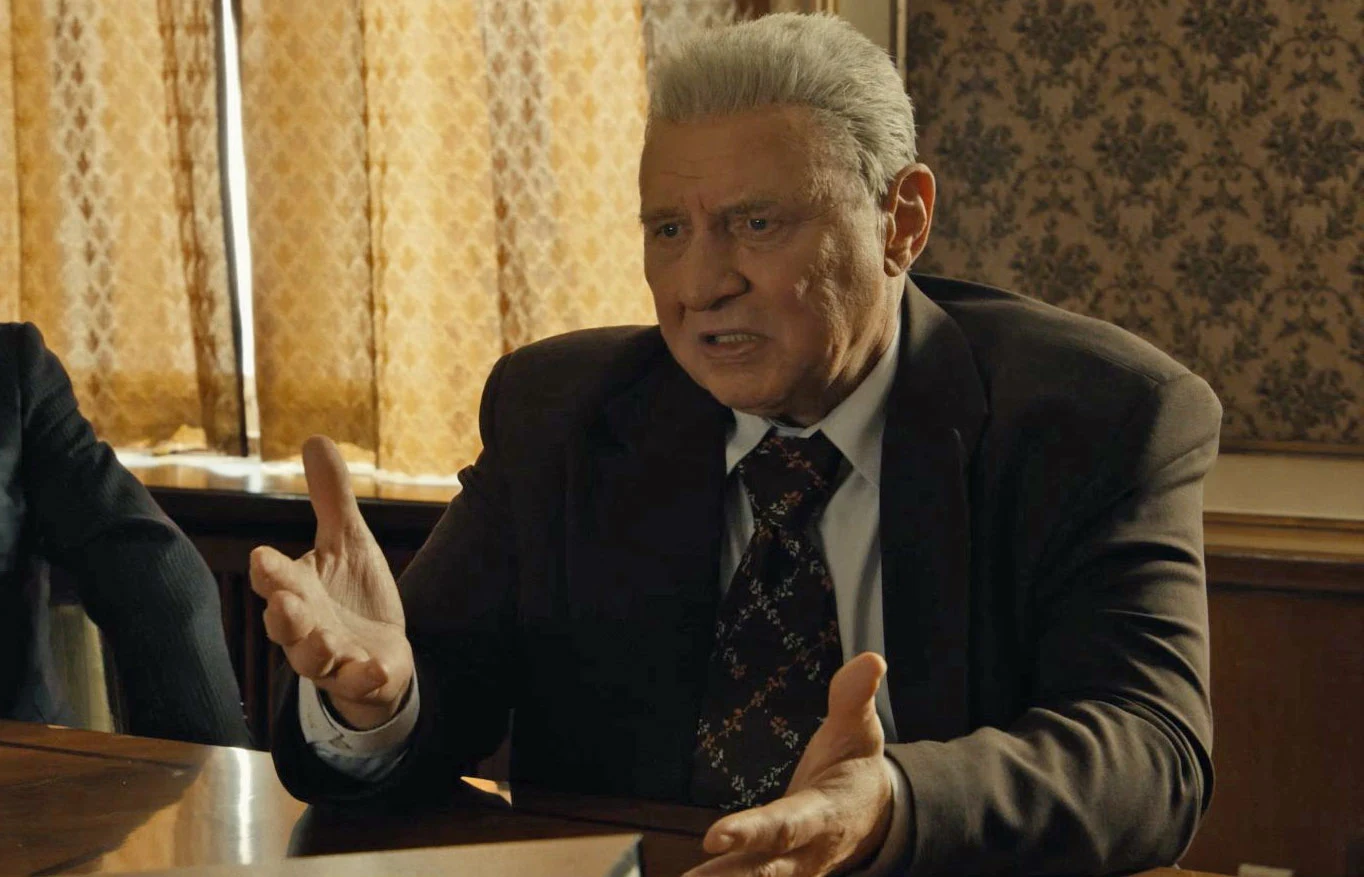 Andrzej Grabowski jako Edward Gierek wserialu "Pajęczyna"