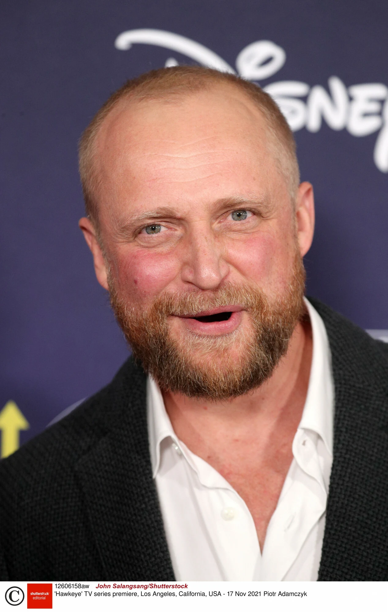 Piotr Adamczyk na premierze serialu "Hawkeye" w Los Angeles