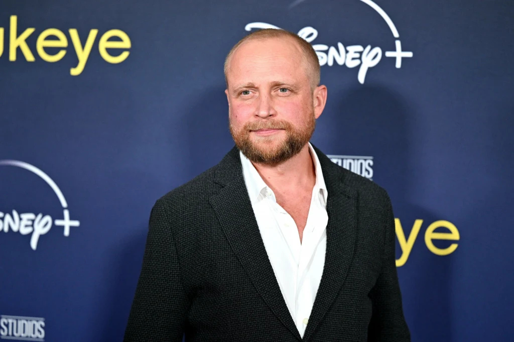 Piotr Adamczyk na premierze serialu "Hawkeye" w Los Angeles