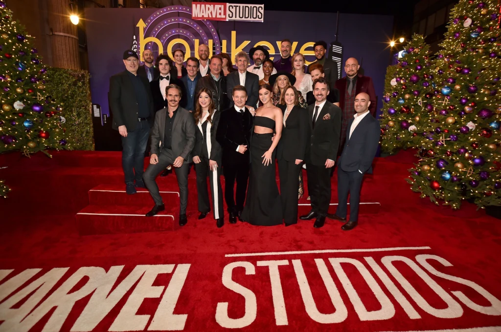 Piotr Adamczyk na premierze serialu "Hawkeye" w Los Angeles