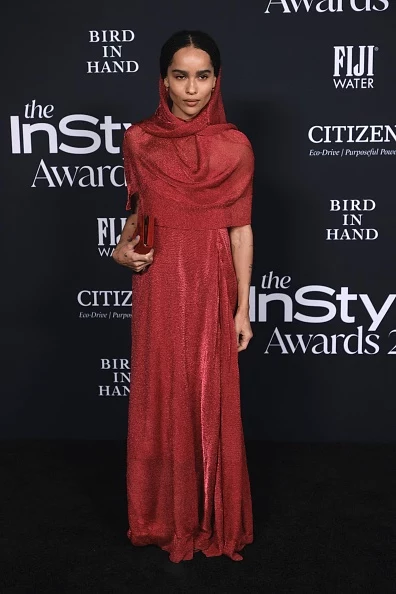 Zoe Kravitz podczas gali Instyle Awards