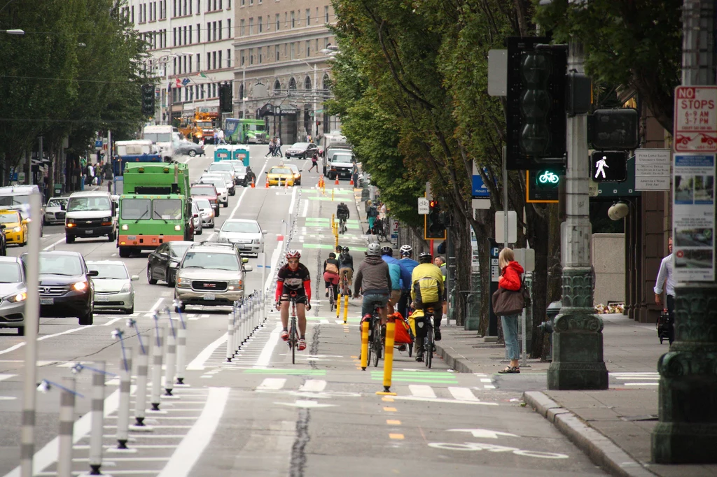 Jednym z miast wyróżnionych w rankingu jest amerykańskie Seattle, które zainwestowało m.in. w rozwój systemu ścieżek rowerowych