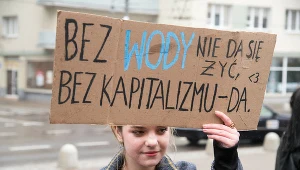 Mali przedsiębiorcy nie mają czasu na dyskusje o ociepleniu klimatu. Na zdj. manifestacja młodzieży