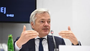 Komisarz UE ds sprawiedliwości Didier Reynders w Sejmie