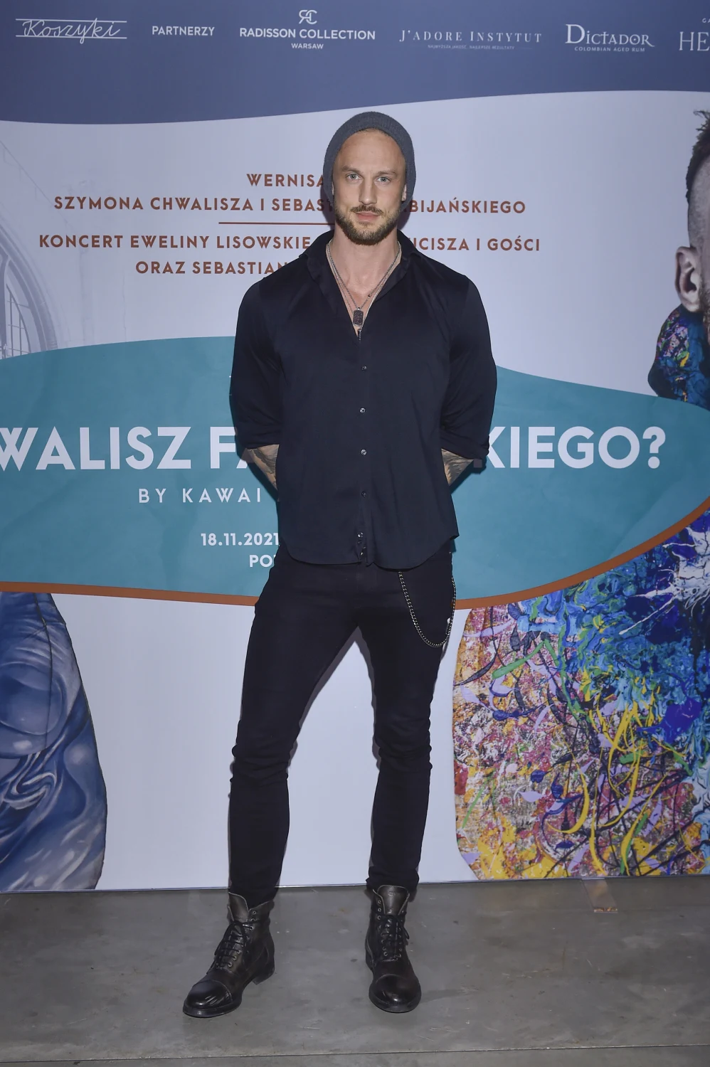 Michał Będźmirowski; Wernisaż Sebastiana Fabijańskiego