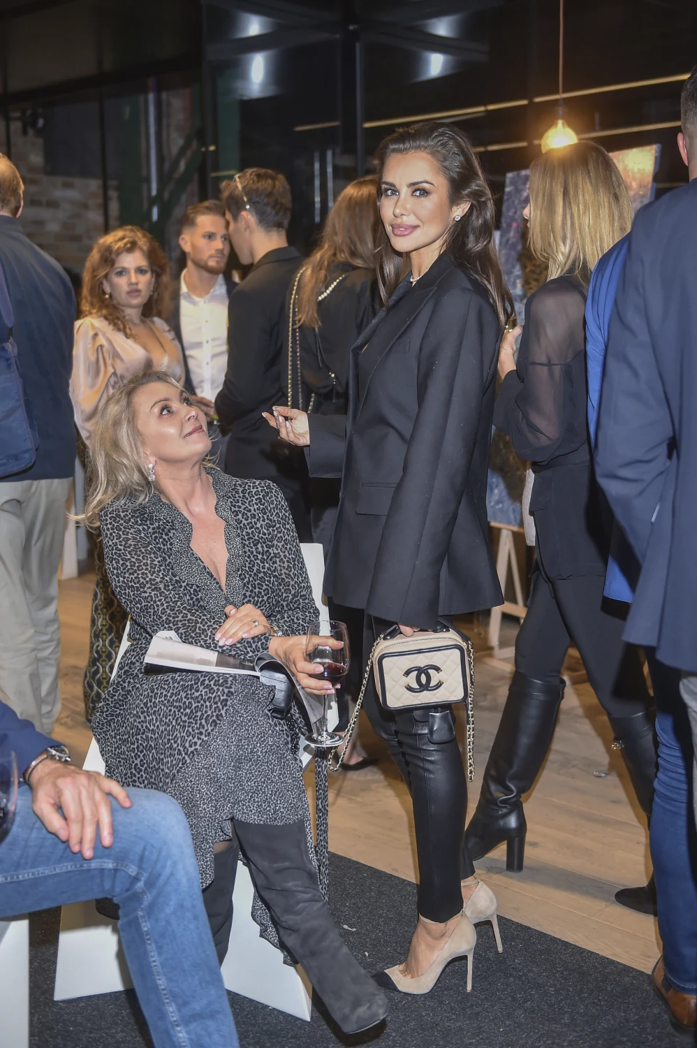 Natalia Siwiec; Wernisaż Sebastiana Fabijańskiego