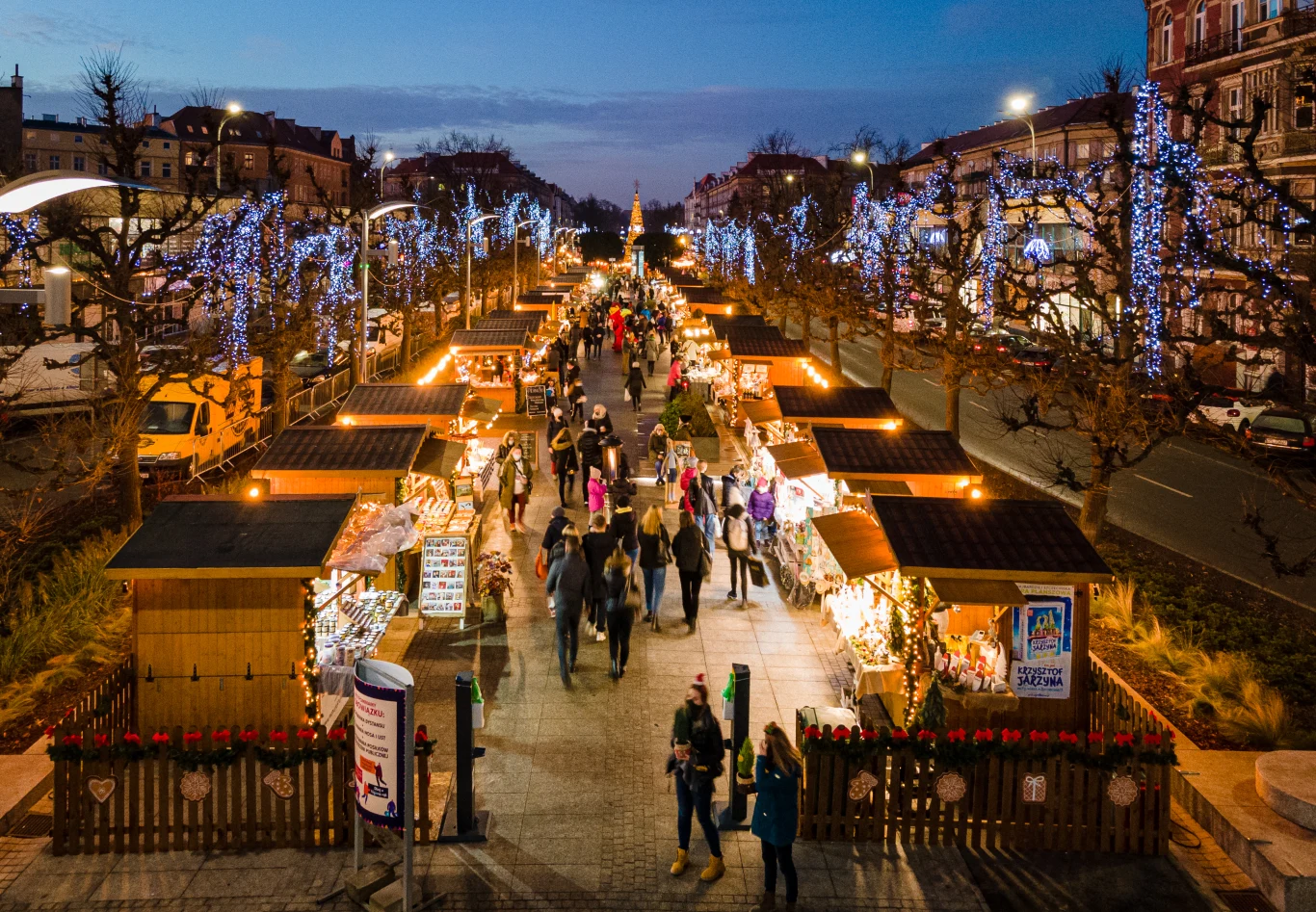 Jarmark bożonarodzeniowy w Szczecinie. Jarmark bożonarodzeniowy w Szczecinie.