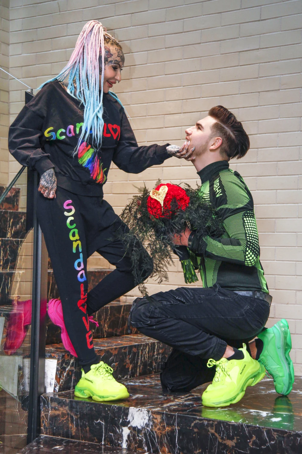 Adrianna Eisenbch z ukochanym Adrianna Eisenbch z ukochanym