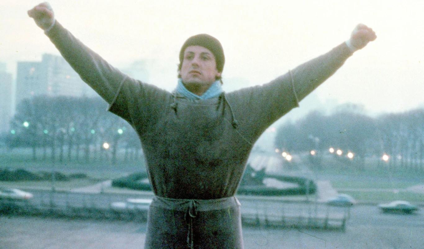Sylvester Stallone w filmie "Rocky" Sylvester Stallone w filmie "Rocky"