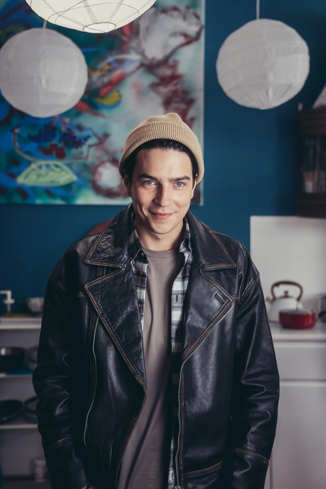 Nikodem Rozbicki na planie serialu "Rodzina na Maxa" Nikodem Rozbicki na planie serialu "Rodzina na Maxa"