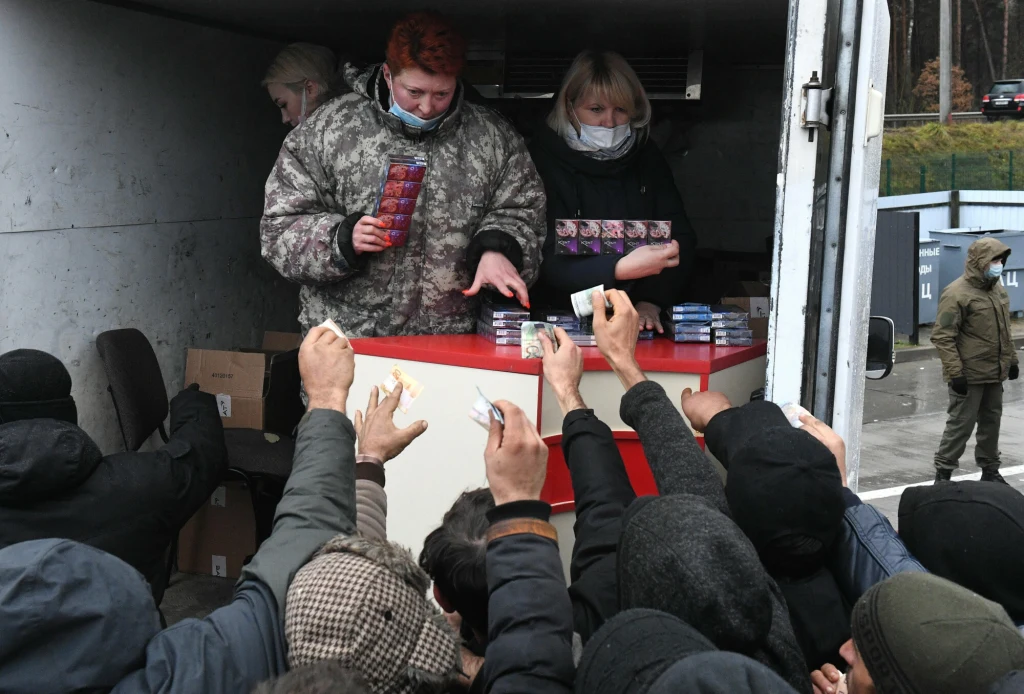 Migranci na granicy Migranci na granicy