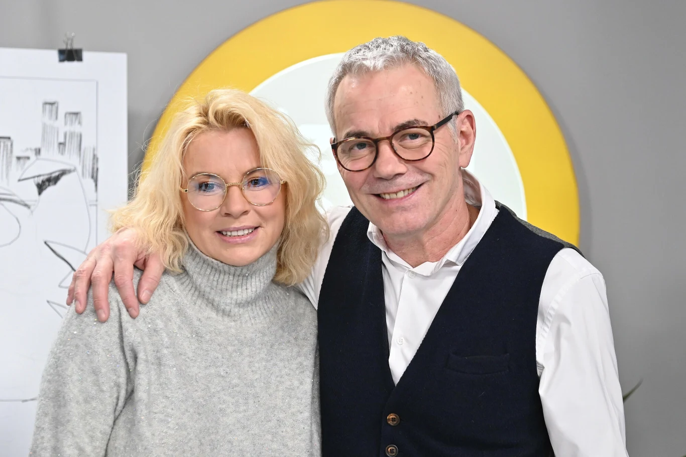 Robert Janowski i żona Monika Janowska