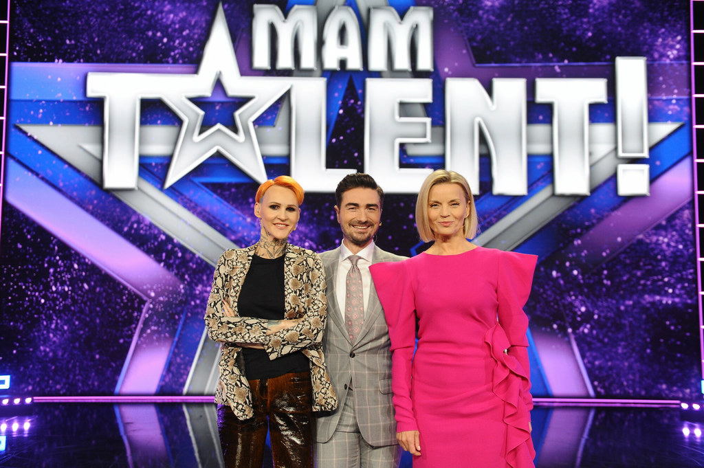 Jury "Mam talent": Agnieszka Chylińska, Jan Kliment i Małgorzata Foremniak