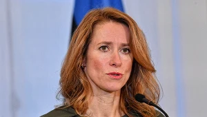 Premier Estonii Kaja Kallas podczas spotkania z premierem Mateuszem Morawieckim w Tallinie