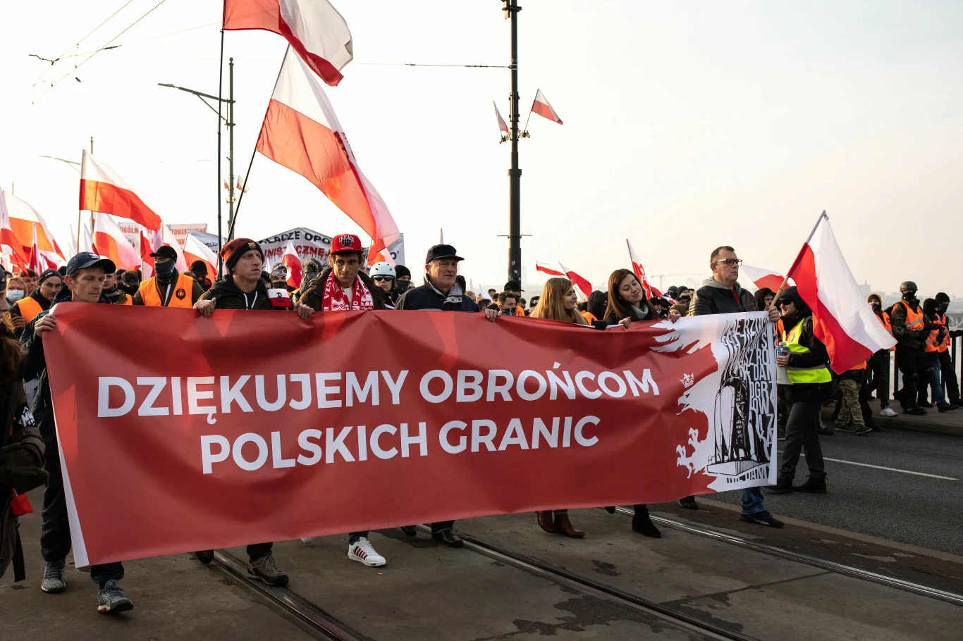 Marsz poparcia dla Straży Granicznej