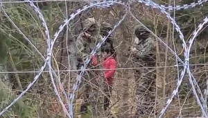 Kadr z nagrania opublikowanego przez MON