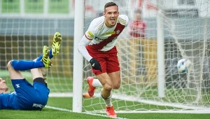 Maciej Radaszkiewicz strzelił pierwszą bramkę dla ŁKS