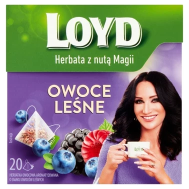 Loyd Herbatka owocowa aromatyzowana o smaku owoców leśnych 40 g (20 x 2 g) - 1