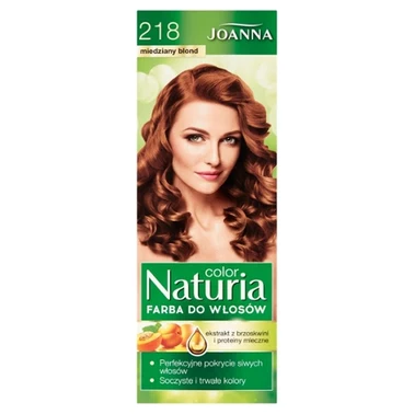 Joanna Naturia Color Farba do włosów miedziany blond 218 - 1