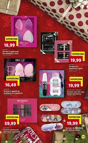 Katalog świąteczny Lidl - kosmetyki