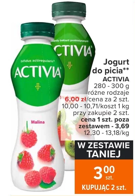 Jogurt pitny Activia