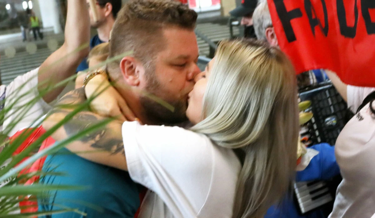 Paweł Fajdek i Sandra Cichocka