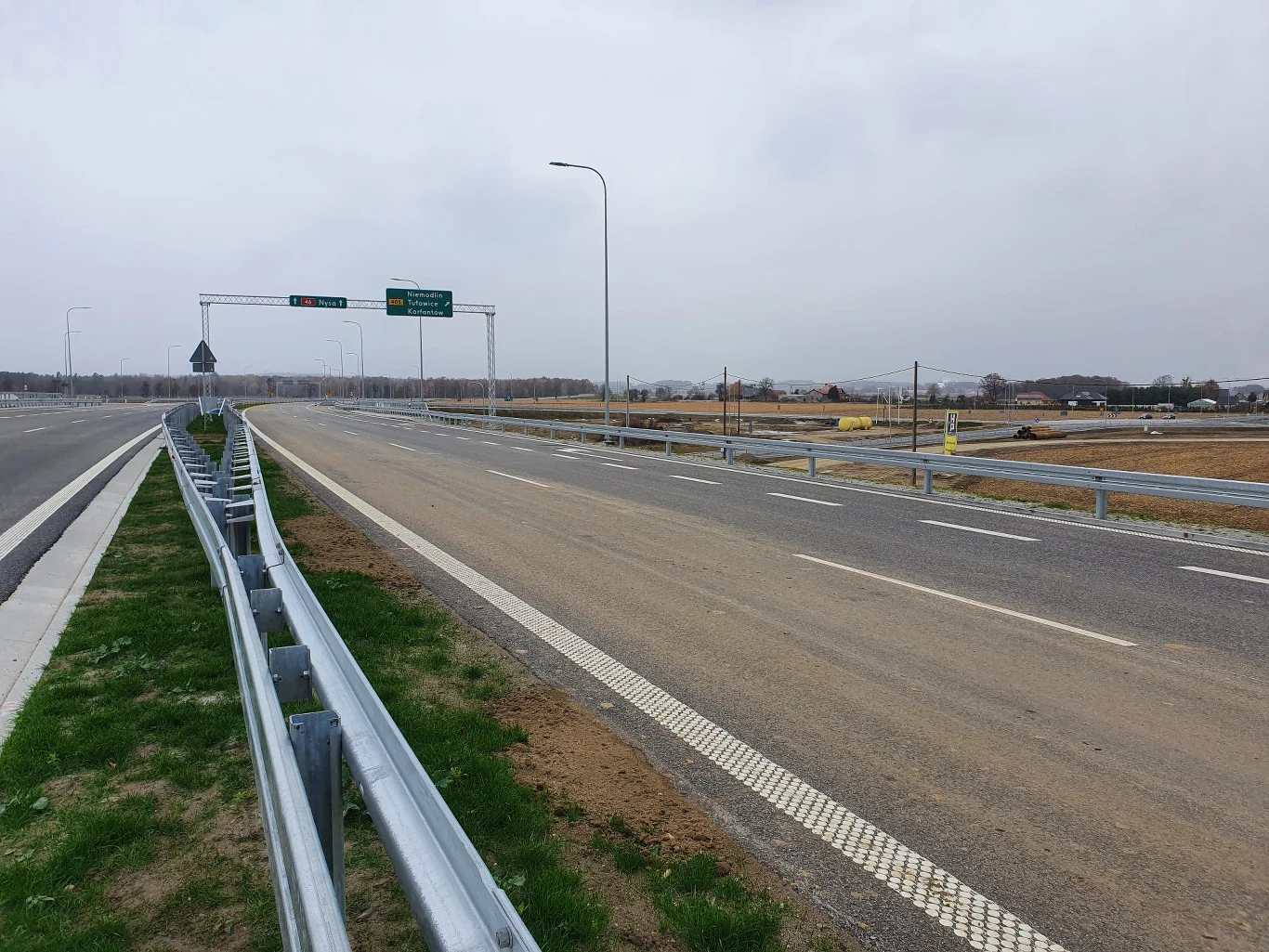 Budowa obwodnicy Niemodlina trwała ponad dwa lata. 