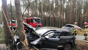 Policja ściga kierowcę, który śmiertelnie potrącił pracownika kierującego ruchem na drodze