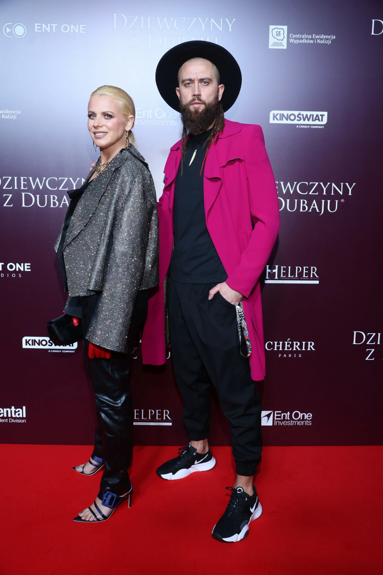Maria Sadowska, Adrian Labanowski; Uroczysta premiera filmu "Dziewczyny w Dubaju" w rezyserii Marii Sadowskiej
