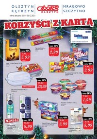 Gazetka promocyjna Społem Olsztyn - Korzyści z kartą w Społem Olsztyn     - ważna do 06-12-2021