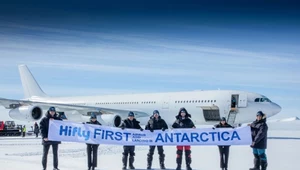 Pasażerski Airbus A340 wylądował na Antarktydzie 