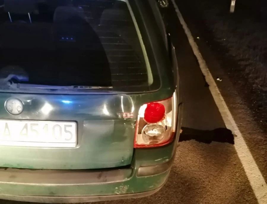 Z tyłu "tylko" brakowało szyby