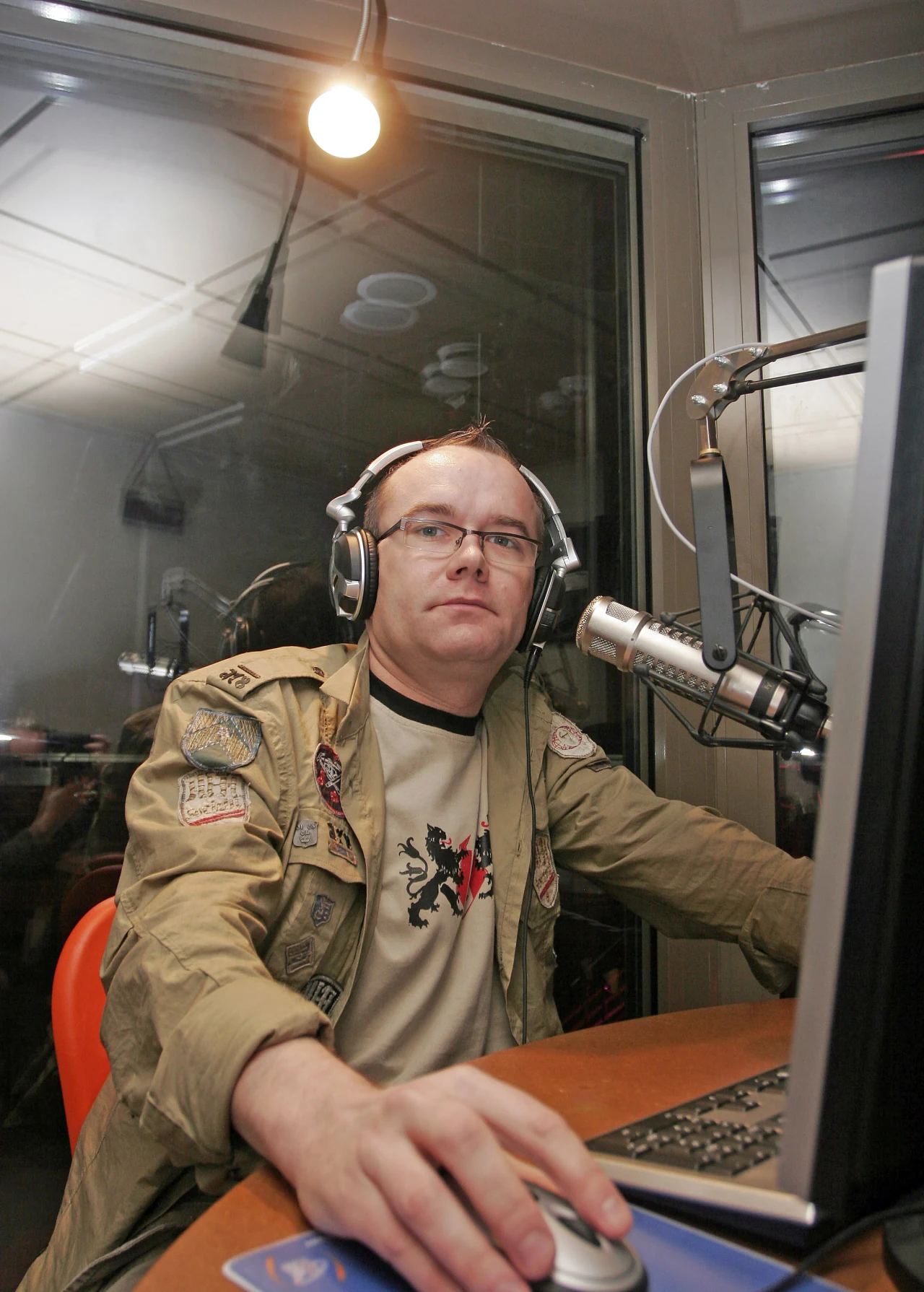 Witold Odrobina za mikrofonem Antyradia