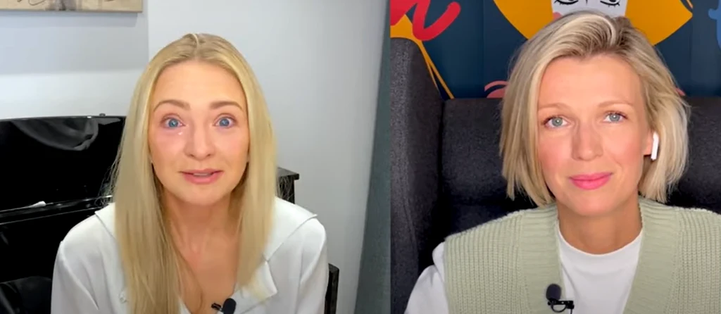 Barbara Kurdej-Szatan podczas rozmowy z Magdą Mołek