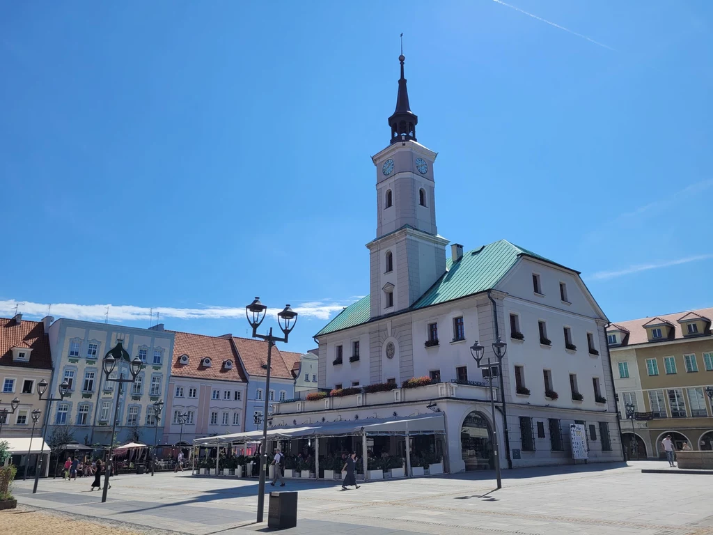 Rynek w Gliwicach.