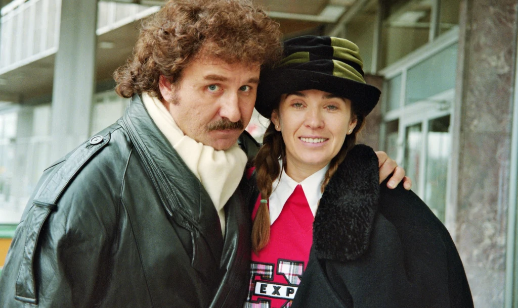 Krzysztof Krawczyk zmarł 5 kwietnia 2021 roku. Na zdjęciu z żoną Ewą Krawczyk