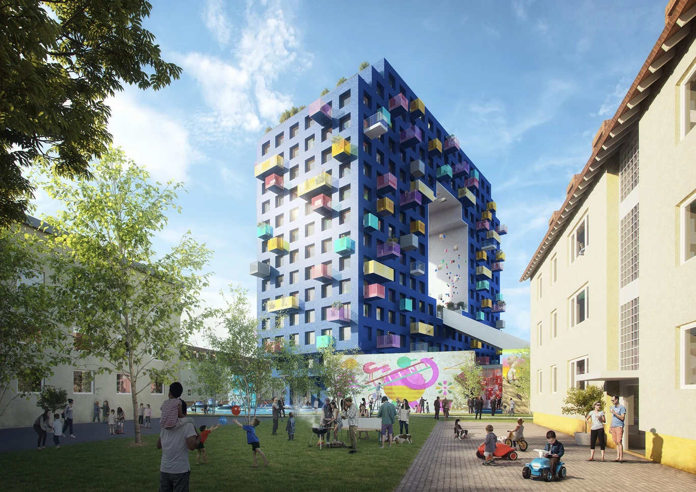 Na początek powstanie budynek "O", później dołączą kolejne litery - MVRDV Na początek powstanie budynek "O", później dołączą kolejne litery - MVRDV