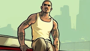 Grand Theft Auto: San Andreas z modem, który pozwala aktywować ray-tracing
