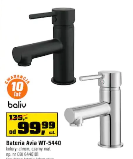 Bateria łazienkowa Baliv