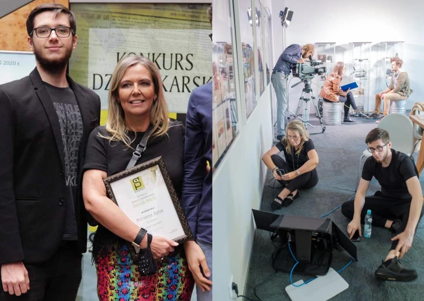 Kamil Dufek-Durczok junior pracuje z mamą Marianną Dufek Kamil Dufek-Durczok junior pracuje z mamą Marianną Dufek