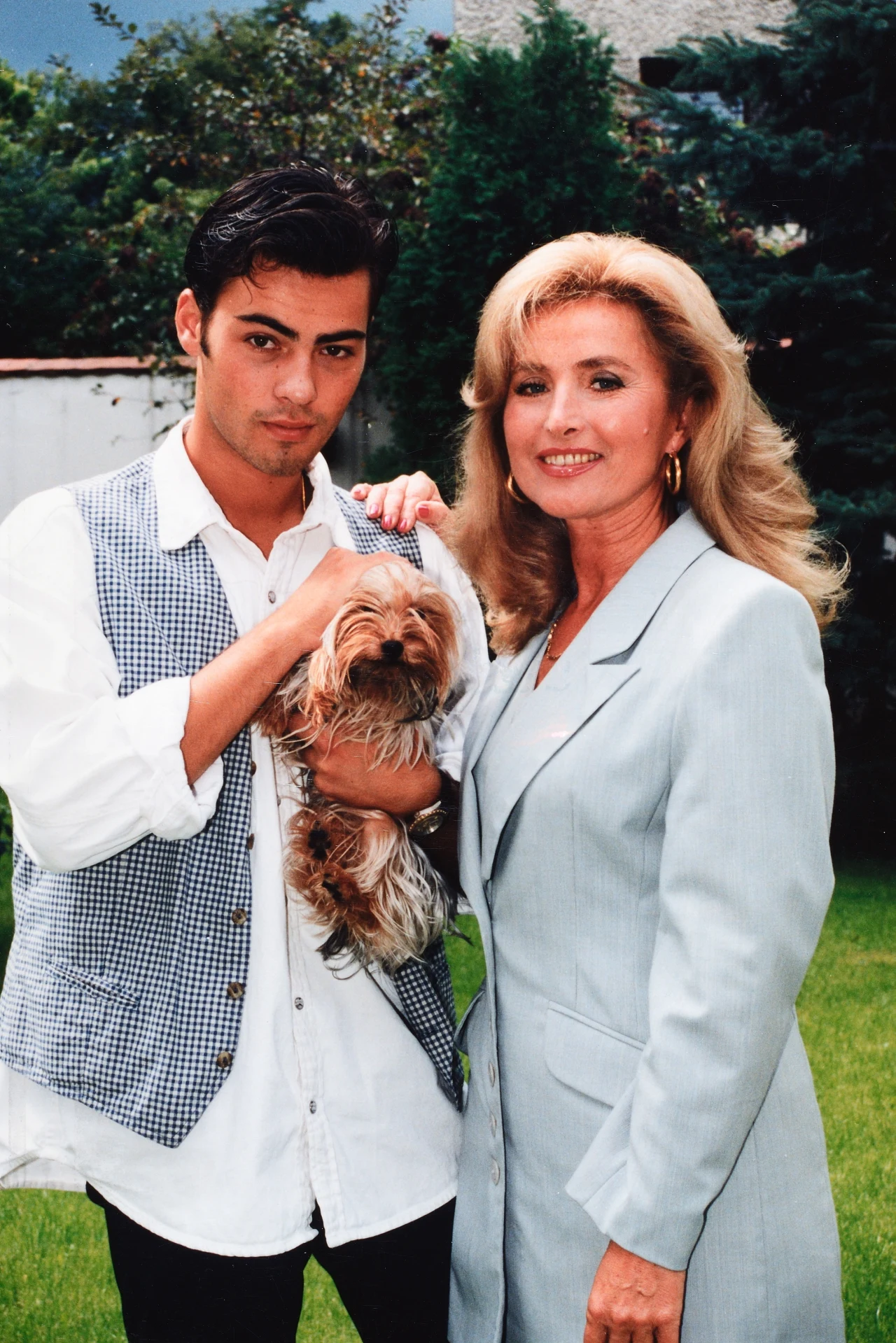 Bogumiła Wander z synem Markiem Żołędziowskim Bogumiła Wander z synem Markiem Żołędziowskim