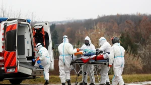 Transport pacjentów covidowych z Brna do Pragi