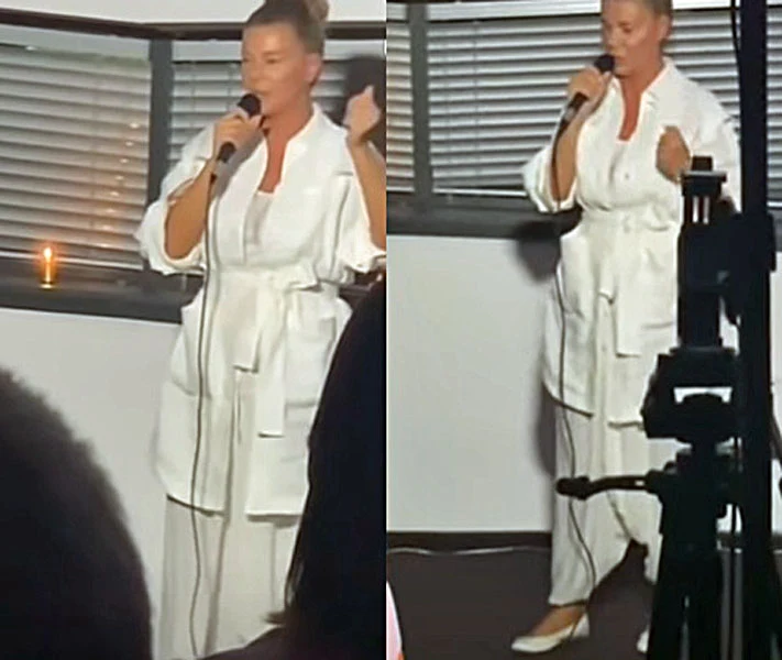 Edyta Górniak na spotkaniu 