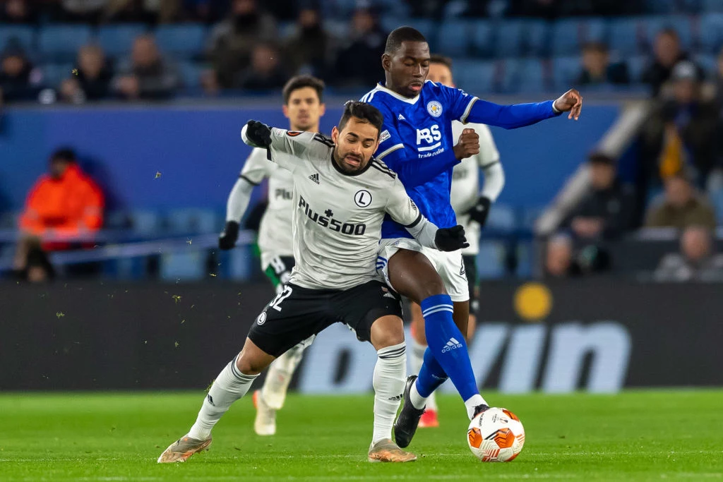 Luquinhas w starciu Leicester City - Legia Warszawa Luquinhas w starciu Leicester City - Legia Warszawa