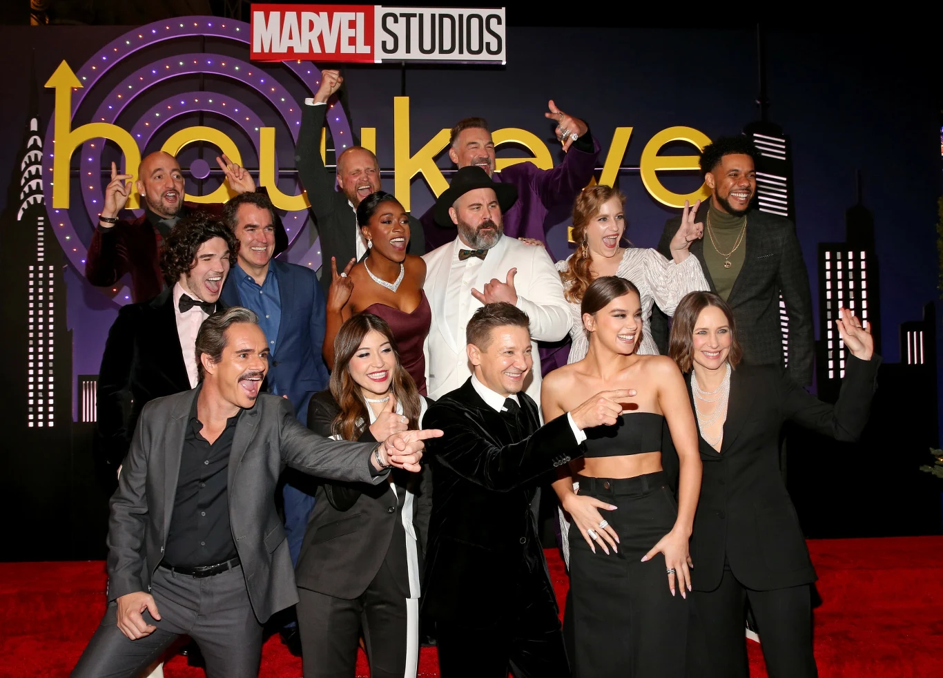 Piotr Adamczyk na premierze "Hawkeye"