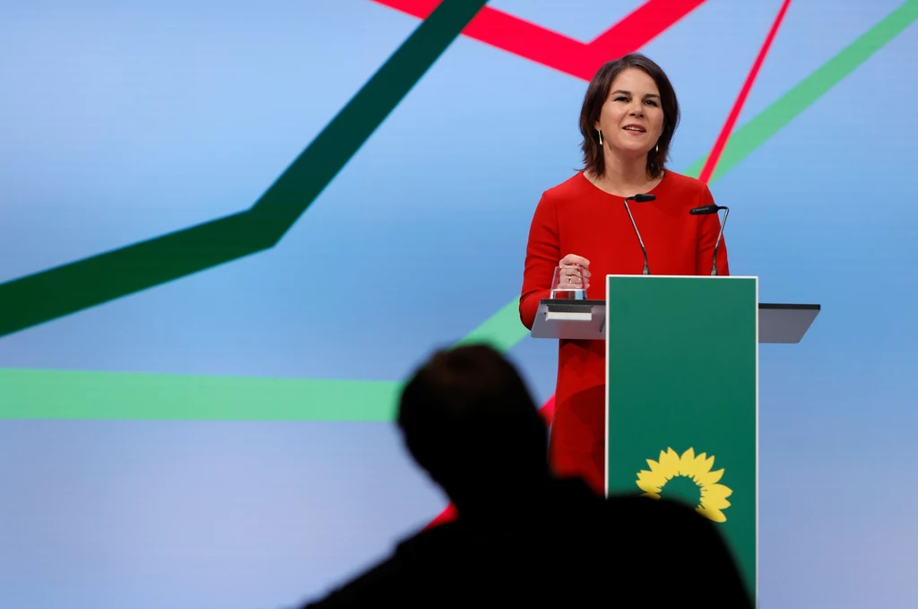 Współprzewodnicząca Zielonych Annalena Baerbock, kandydatka na szefową niemieckiej dyplomacji