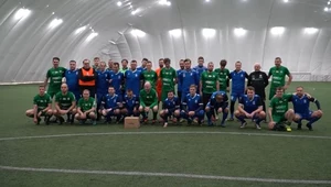 Lech Poznań - Warta Poznań w meczu pracowników obu klubów, który poprzedził derby Poznania 2021 w PKO Ekstraklasie